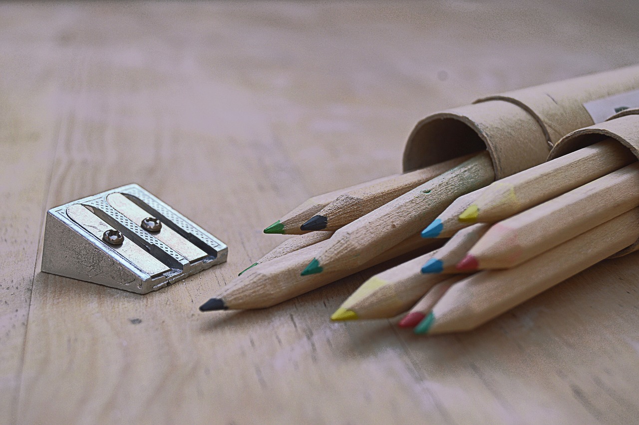 colored pencils, pencil sharpener, wood-2562077.jpg